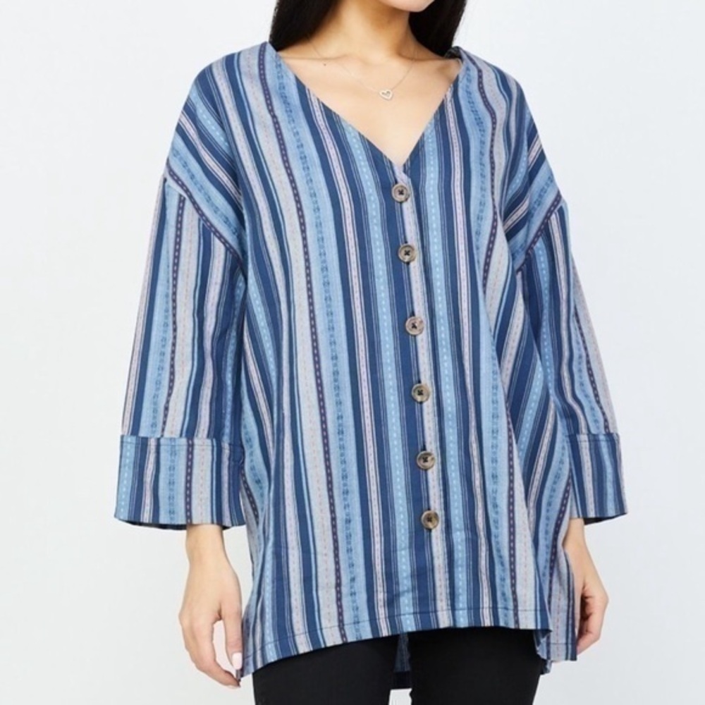 Anthropologie RD & KoKo Button Down Oversized Tunic 💕